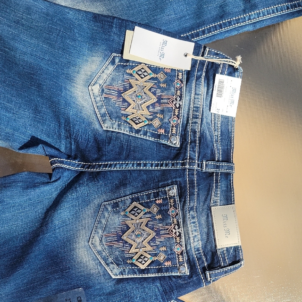 Miss Me Embroidered Women's Jeans